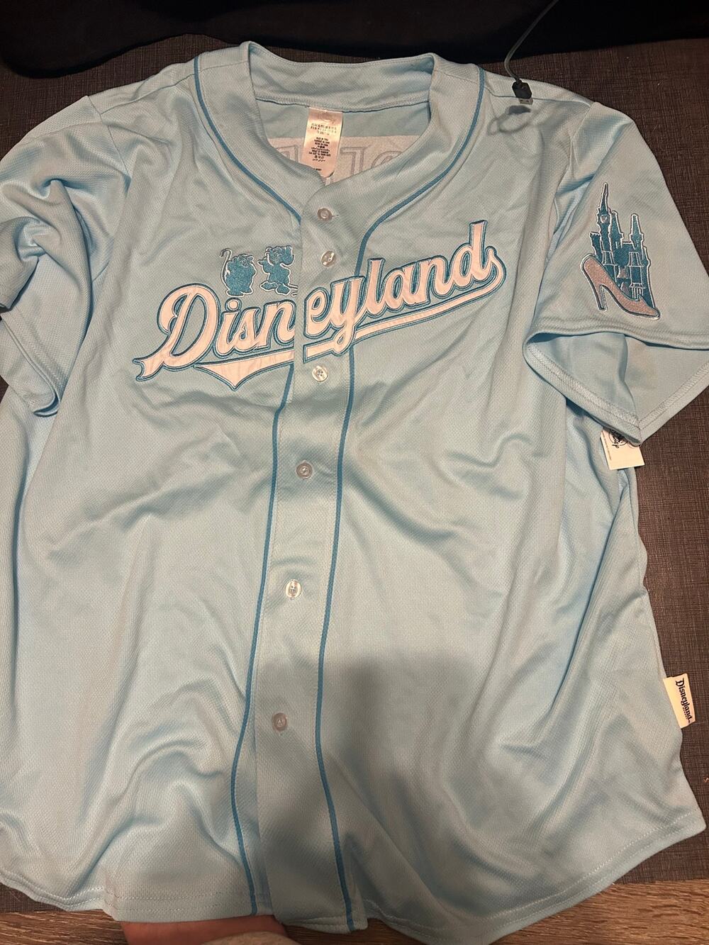 Cinderella baseball jersey Disneyland  NWT